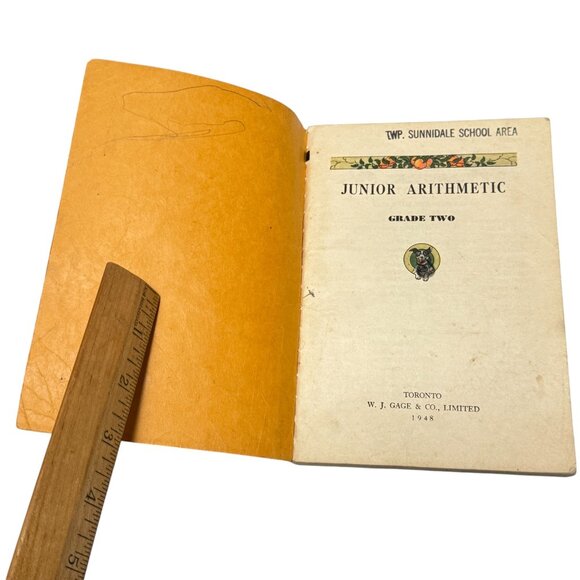 Vintage Home School Text PB Lot 4 Word Family Speller and Math Books 1960 - Picture 7 of 16